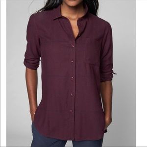 Athleta purple flannel